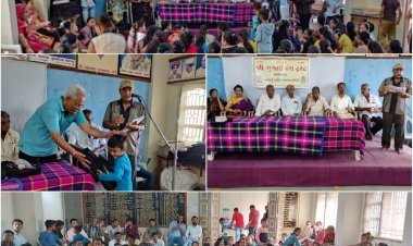 કચ્છ : માંડવીમાં ગોસ્વામી સમાજના 200  વિદ્યાર્થીને નિશુલ્ક શૈક્ષણિક કીટ - યુનિફોર્મનું  વિતરણ કરવામાં આવ્યું