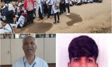 Kutch Gandhidham Adipur Tolani College : યુનિફોર્મને મુદ્દે છાત્રએ પ્રિન્સિપાલને તમાચો માર્યો, આદિપુરની કોલેજમાં બનેલી ઘટના, આચાર્યના સમર્થનમાં આવ્યા કોલેજના હજારો છાત્ર અને સ્ટાફ, જુઓ વિડીયો